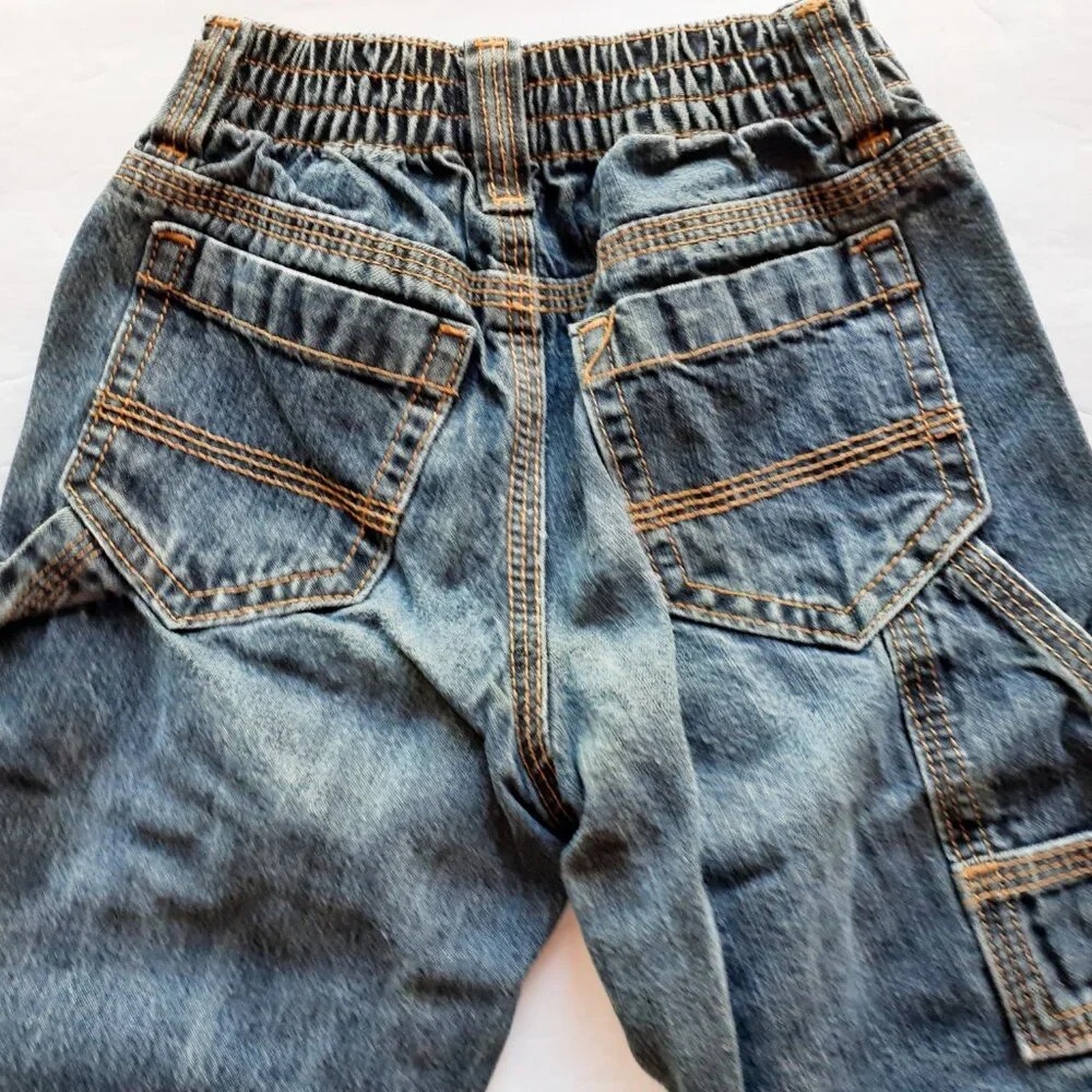 Old Navy Kids Jeans Carpenter Snap Denim 18-24 Months Toddler Boys Girls